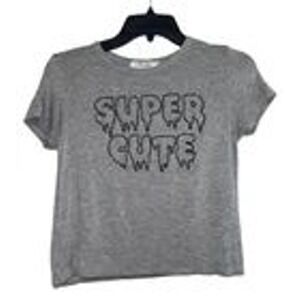 It Los Angeles Super Cute Graphic Print T-Shirt Casual Top Size Small
